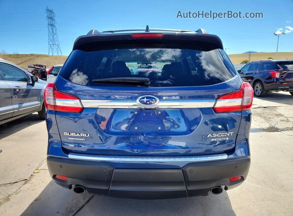 4S4WMAJD9K3488092 2019 SUBARU ASCENT Blue Вид ззаду