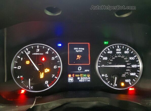 4S4WMAND6P3456329 2023 SUBARU ASCENT Угольный Вид щитка приборов