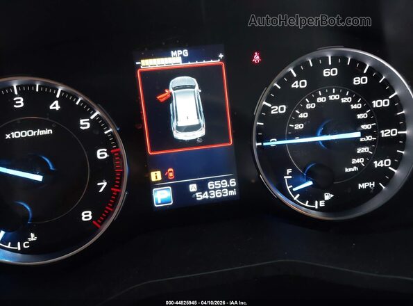 4S4WMAPD6K3424468 2019 SUBARU ASCENT White უკანა სავარძლების ხედი