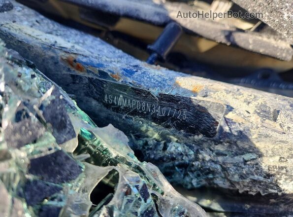 4S4WMAPD8N3407725 2022 SUBARU ASCENT Blue Вид наклейки з VIN-кодом