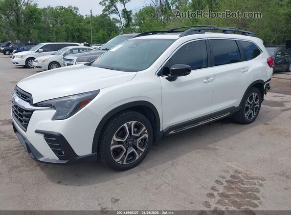 4S4WMAUDXR3410698 2024 SUBARU ASCENT White წინა მარცხენა ხედი სამი მეოთხედიდან