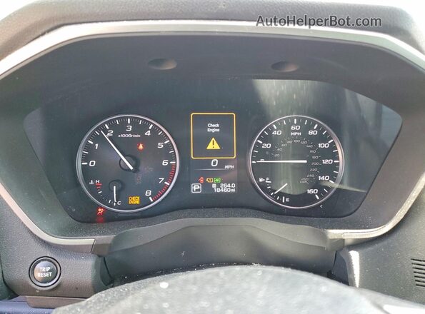 4S4WMAWD7R3424037 2024 SUBARU ASCENT Серый Вид щитка приборов