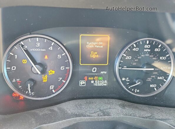 4S4WMAWD9R3401522 2024 SUBARU ASCENT Green Вид щитка приладів