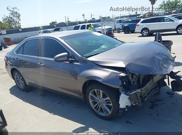 4T1BF1FK9GU558241 2016 TOYOTA CAMRY Серый Вид щитка приборов