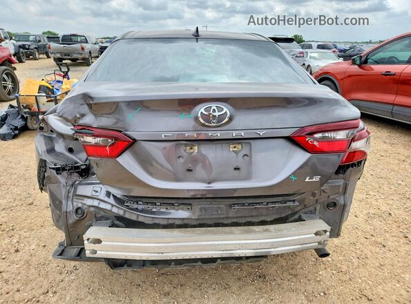 4T1C11AKXMU571375 2021 TOYOTA LE Gray Rear view