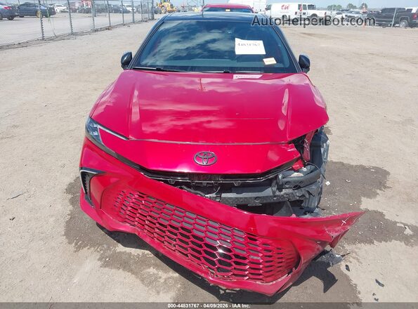 4T1DAACK1SU034294 2025 TOYOTA CAMRY Red Դիմացի տեսք