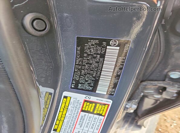 4T1DAACK3SU602285 2025 TOYOTA CAMRY Угольный Вид наклейки с VIN-кодом