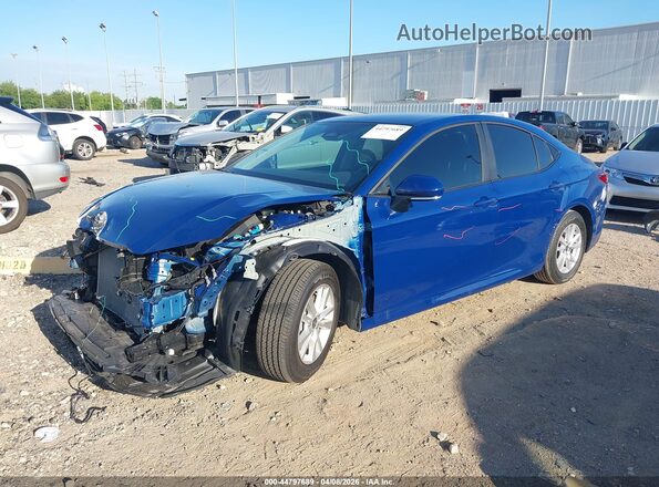 4T1DAACK6SU201832 2025 TOYOTA LE Синий Передняя левая четверть