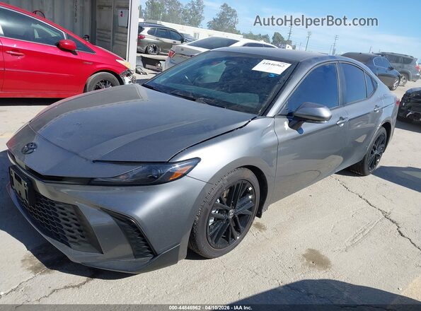 4T1DAACK6TU696261 2026 TOYOTA CAMRY Gray წინა მარცხენა ხედი სამი მეოთხედიდან