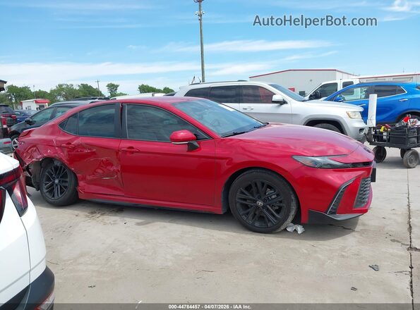 4T1DAACK8SU148406 2025 TOYOTA CAMRY Red უკანა სალონის ხედი
