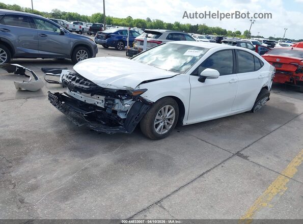 4T1DAACK8SU194236 2025 TOYOTA LE Белый Передняя левая четверть