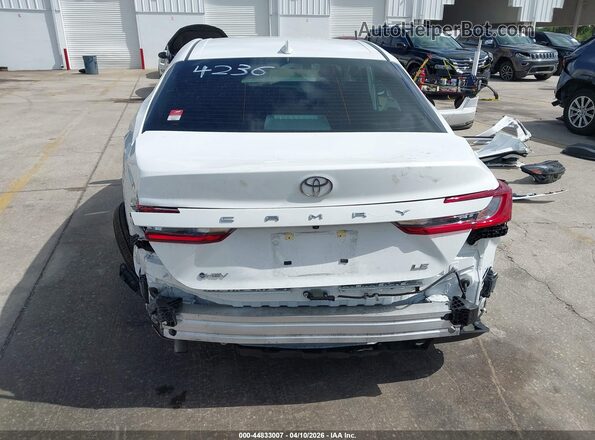 4T1DAACK8SU194236 2025 TOYOTA LE Белый 