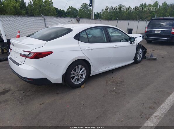 4T1DAACK9TU258012 2026 TOYOTA LE White Задня права чверть