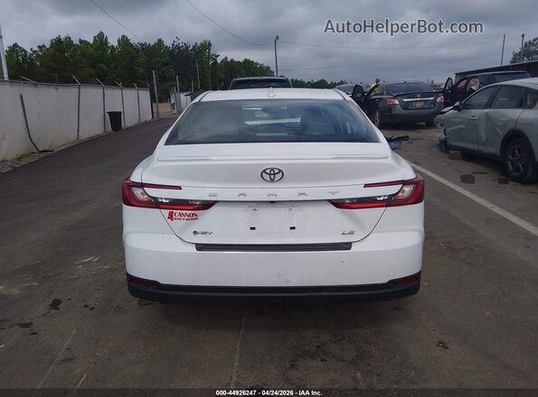 4T1DAACK9TU258012 2026 TOYOTA LE White 