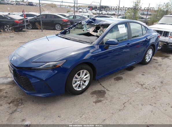 4T1DAACKXSU123040 2025 TOYOTA LE Blue Передня ліва чверть