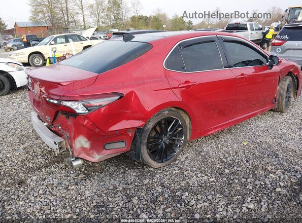 4T1K61BK7NU062387 2022 TOYOTA CAMRY Red 