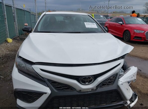 4T1T11BKXNU072849 2022 TOYOTA CAMRY Белый Вид щитка приборов