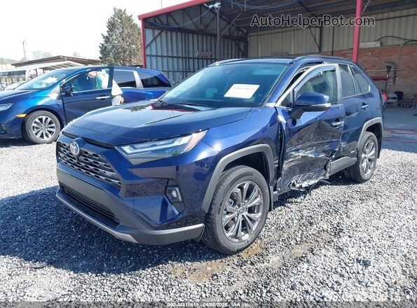 4T3D6RFV1NU072254 2022 TOYOTA LIMITED Dark Blue Передняя левая четверть