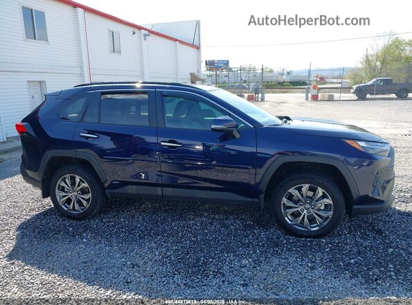 4T3D6RFV1NU072254 2022 TOYOTA LIMITED Dark Blue Вид задней части салона