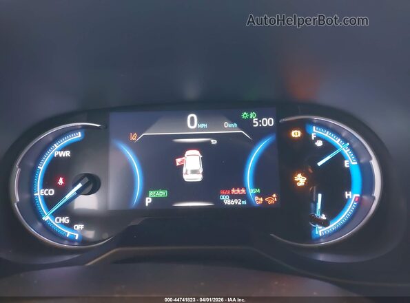 4T3E6RFV1MU032209 2021 TOYOTA RAV4 HYBRID Белый Вид задних сидений