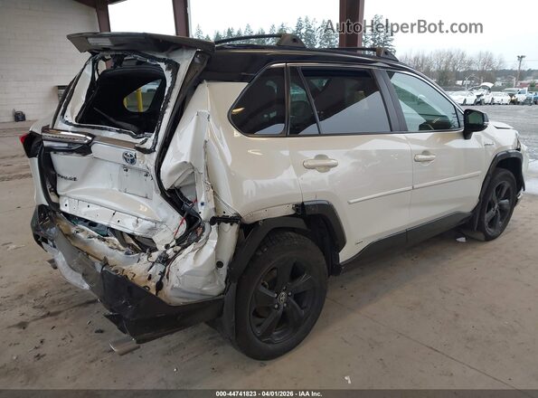 4T3E6RFV1MU032209 2021 TOYOTA RAV4 HYBRID Белый Задняя правая четверть