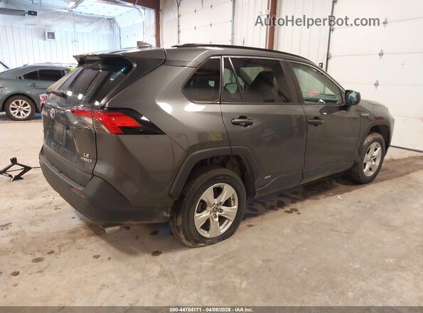 4T3LWRFV2MU040150 2021 TOYOTA LE Gray Задня права чверть