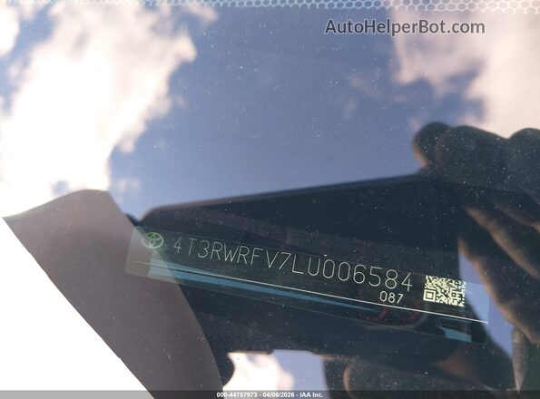 4T3RWRFV7LU006584 2020 TOYOTA LE Black 