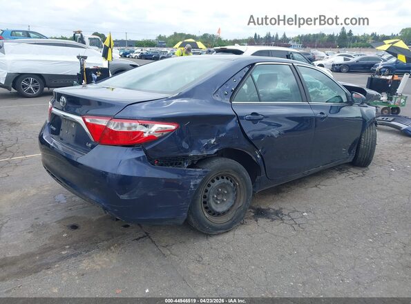 4T4BF1FK7GR525955 2016 TOYOTA LE Синий Задняя правая четверть