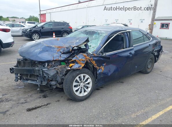 4T4BF1FK7GR525955 2016 TOYOTA LE Синий Передняя левая четверть