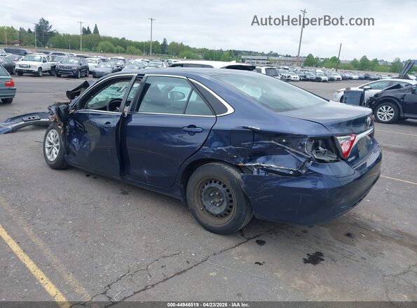 4T4BF1FK7GR525955 2016 TOYOTA LE Синий Задняя левая четверть