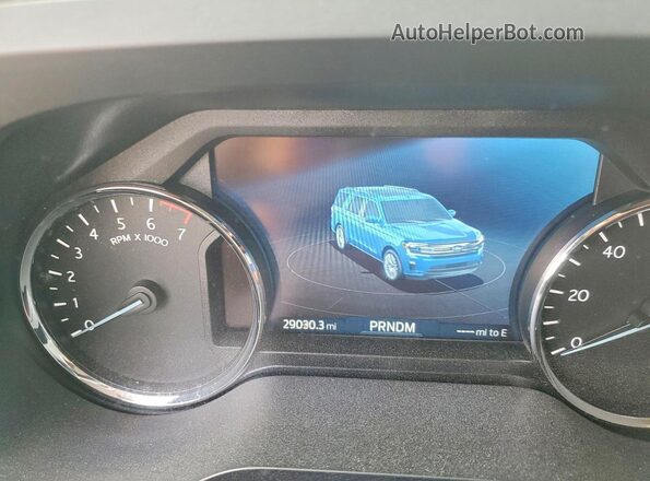 1FMJU1J8XREB06163 2024 FORD EXPEDITION Blue Widok zestawu wskaźników
