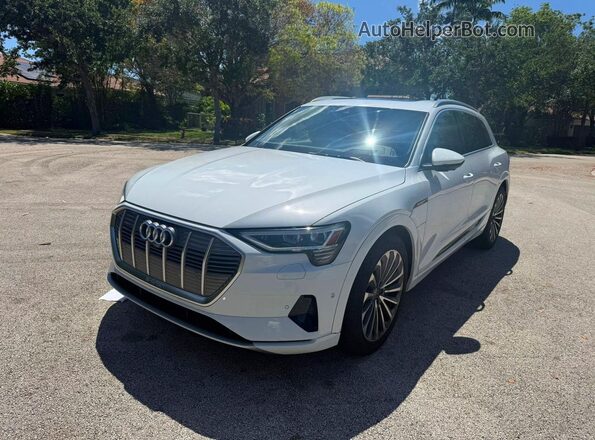 WA1VAAGE9KB023322 2019 AUDI E-TRON White Հետևի աջ