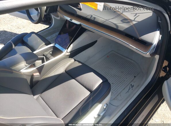 50EA1TEAXSA016557 2025 LUCID AIR Black Vista interior delantera
