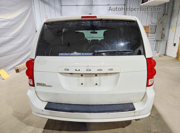 2C4RDGBG9HR769533 2017 DODGE CARAVAN Белый Вид салона спереди