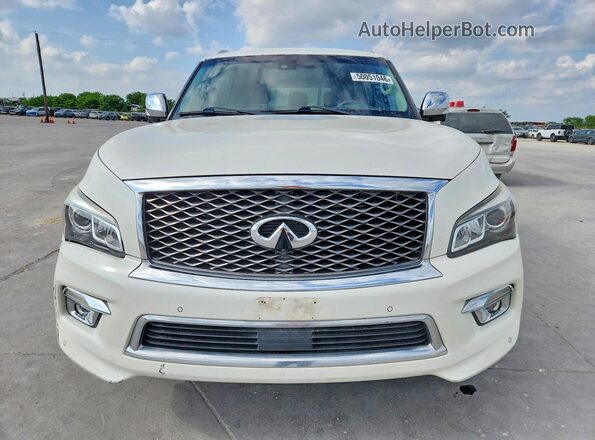 JN8AZ2ND2G9800116 2016 INFINITI QX80 White 