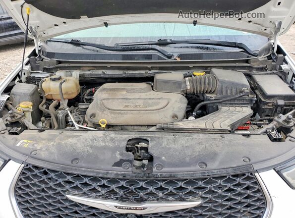 2C4RC1BG4MR574384 2021 CHRYSLER PACIFICA White ძრავის განყოფილების ხედი