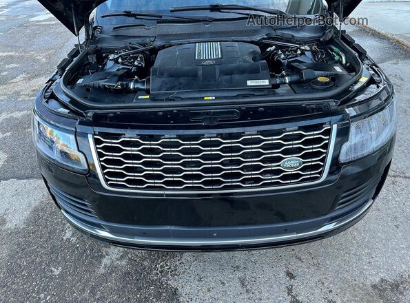SALGS2SV7KA516858 2019 LAND ROVER RANGE Black უკანა სავარძლების ხედი