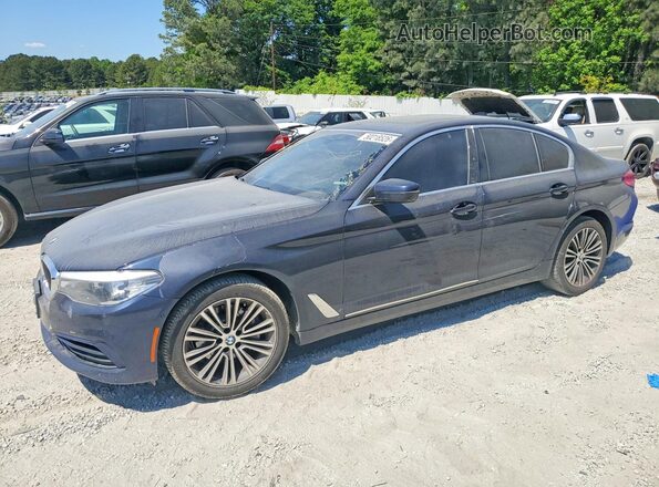 WBAJA5C50KWW38641 2019 BMW 5 SERIES Blue Rear left