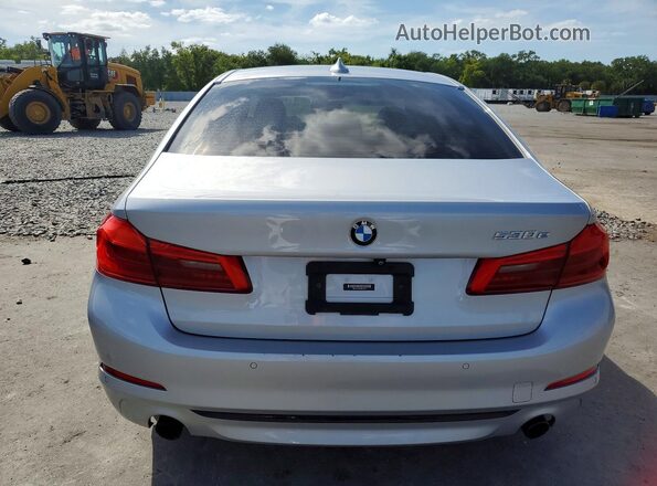 WBAJA9C53KB391730 2019 BMW 5 SERIES Silver წინა სალონის ხედი