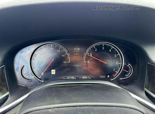WBA7E2C58KB218257 2019 BMW 7 SERIES Charcoal Вид панелі приладів