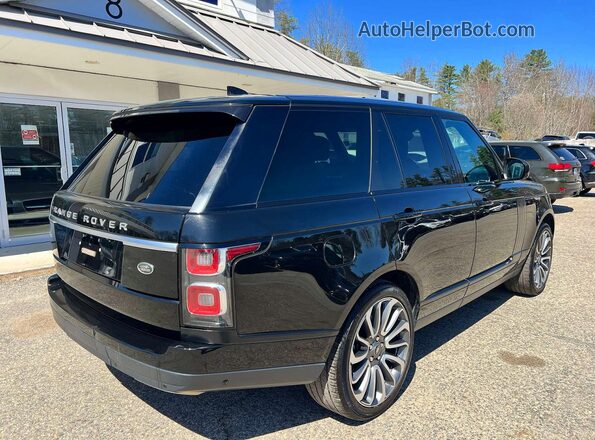 SALGS2SV8KA517596 2019 LAND ROVER RANGE ROVER Черный Передняя правая четверть