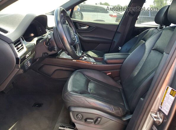 WA1LAAF7XHD033655 2017 AUDI Q7 Silver Вид панелі приладів