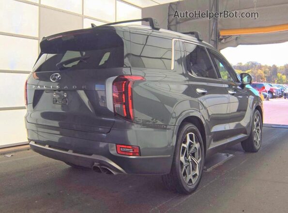KM8R74HE0NU373805 2022 HYUNDAI PALISADE Gray Przód prawy