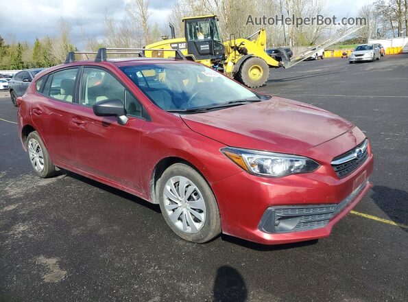 4S3GTAB63N3708665 2022 SUBARU IMPREZA Red Vista frontal