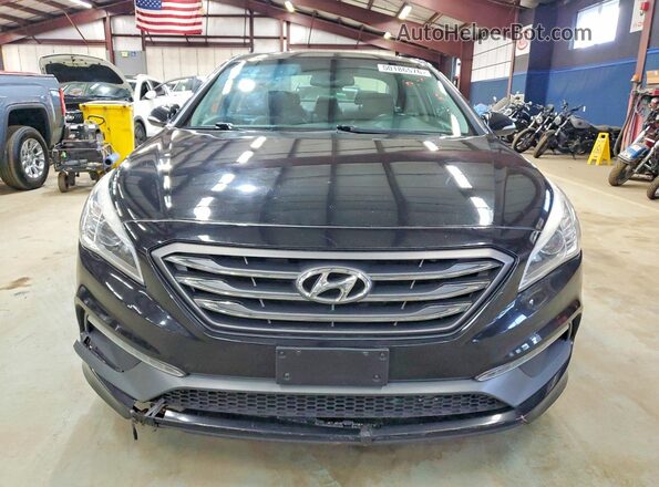 5NPE34AF5HH506073 2017 HYUNDAI SONATA Черный Вид сзади