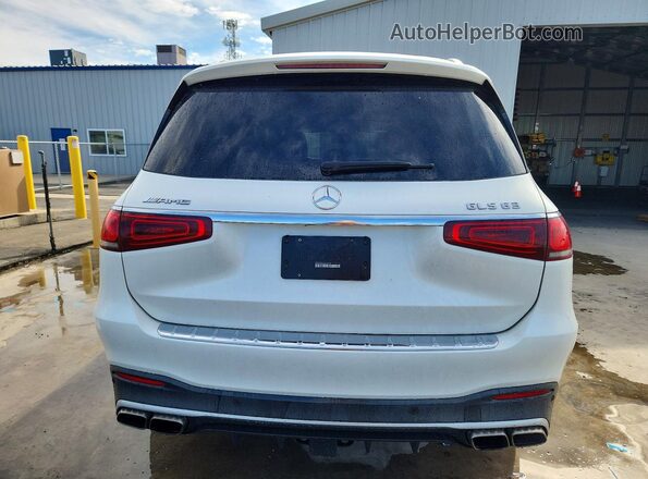 4JGFF8KE0MA523840 2021 MERCEDES-BENZ GLS White Front interior view