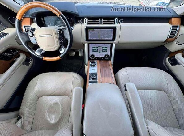 SALGS2SV7KA539380 2019 LAND ROVER RANGE ROVER Blue Instrument cluster view