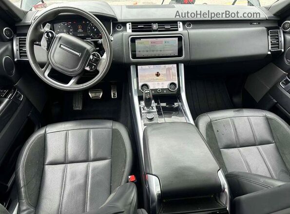 SALWS2RU2LA738718 2020 LAND ROVER RANGE ROVER Black უკანა სავარძლების ხედი
