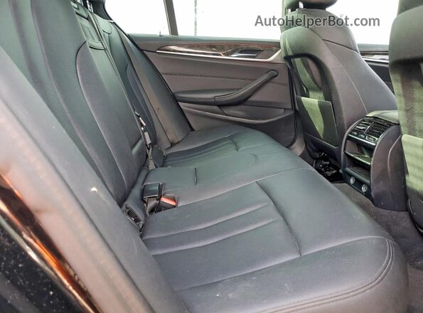 WBAJA9C52KB399446 2019 BMW 5 SERIES Черный Вид задней части салона