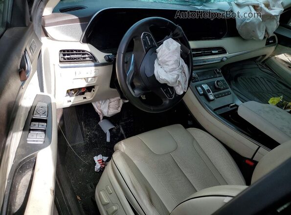 KM8R54HEXLU120672 2020 HYUNDAI PALISADE Black Սարքավորումների վահանակի տեսք